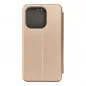 Apple iPhone 15 Pro Wallet Cases Book Elegance Elegant  Gold 