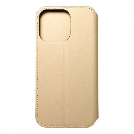 Apple iPhone 15 Pro Max Wallet Cases Dual Pocket book Gold