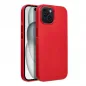 Apple iPhone 15 Case Leather Mag Cover Elegant  MagSAFE  Red 