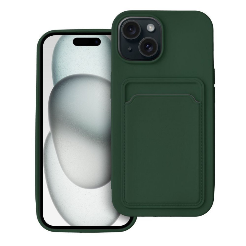 Apple iPhone 15 Case Card Green 