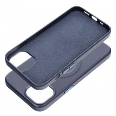 Apple iPhone 14 Case Roar Leather Mag Elegant  MagSAFE  Navy 