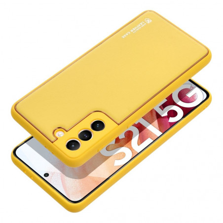 Samsung Galaxy A34 Case Leather Yellow