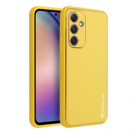 Samsung Galaxy A54 Case Leather Yellow 