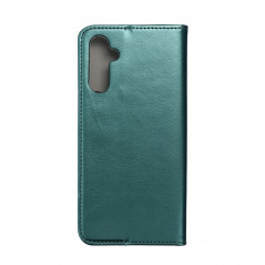 Samsung Galaxy A14 5G Wallet Cases Smart Magneto book Dark green 