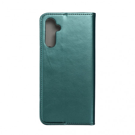 Samsung Galaxy A14 5G Wallet Cases Smart Magneto book Dark green 