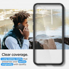 Samsung Galaxy S23 5G Case Spigen Ultra Hybrid Crystal clear  Matte black 