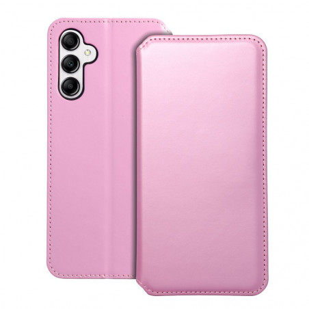 Samsung Galaxy A14 LTE Wallet Cases Dual Pocket book Light pink 