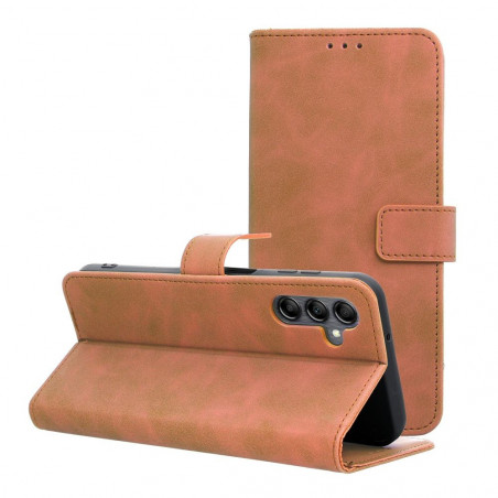 Samsung Galaxy A14 LTE Wallet Cases TENDER Book Brown 