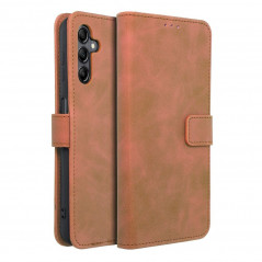 Samsung Galaxy A14 5G Wallet Cases TENDER Book Brown 