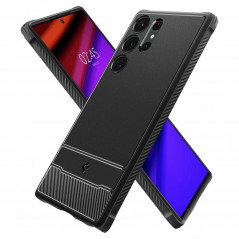 Samsung Galaxy S23 Ultra 5G Case Spigen Armor Carbon Fibre, Elegant  Black