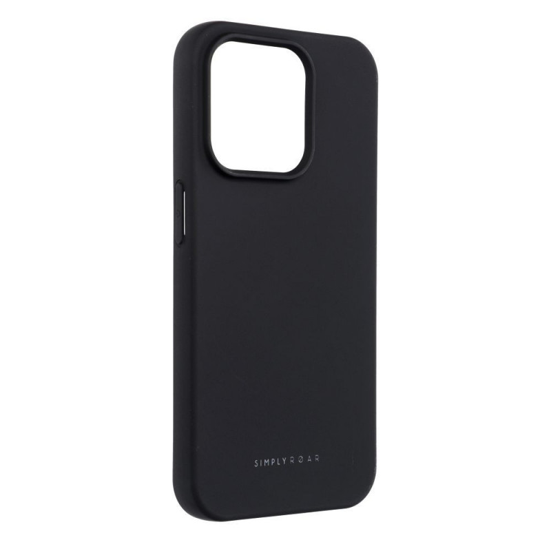 Apple iPhone 15 Pro Case Roar Space Monochrome, Elegant  Black 