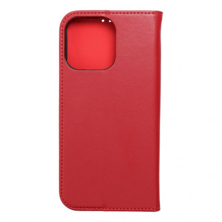 Apple iPhone 15 Pro Max Wallet Cases Leather case SMART PRO Elegant  Claret