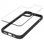 Apple iPhone 15 Plus Case Spigen Ultra Hybrid Crystal clear  Matte black 