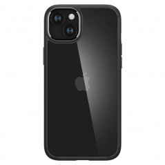 Apple iPhone 15 Plus Case Spigen Ultra Hybrid Crystal clear  Matte black 