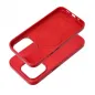 Apple iPhone 15 Pro Case Leather Mag Cover Elegant  MagSAFE  Red 