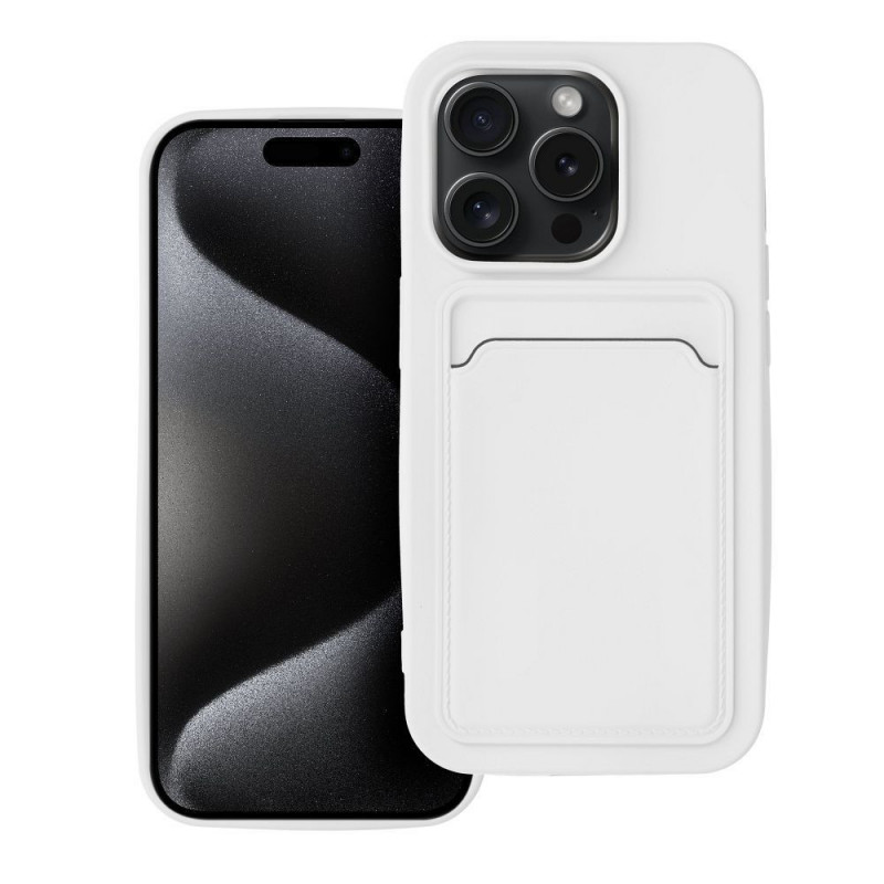 Apple iPhone 15 Pro Case Card White 