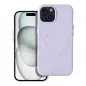 Apple iPhone 15 Case Roar Leather Mag Elegant  MagSAFE  Purple 