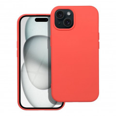 Apple iPhone 15 Case Silicone Elegant  Peach 