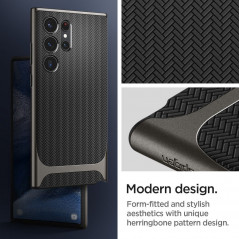 Samsung Galaxy S23 Ultra 5G Case Spigen Neo Hybrid Gunmetal 