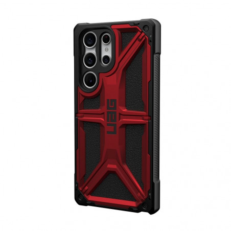 Samsung Galaxy S23 Ultra 5G Case Urban Armor Gear Monarch Premium case  MagSAFE  Crimson