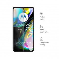 Motorola Moto G82 5G Tempered glass Blue Star 9H Transparent 