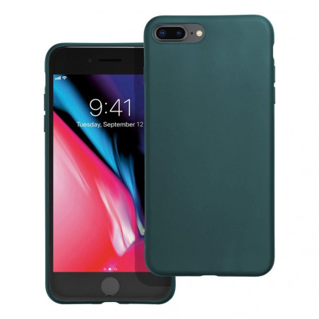 Apple iPhone 8 Plus Case MATT Dark green 