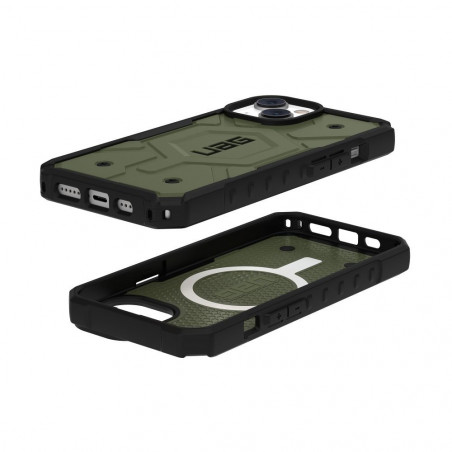 Apple iPhone 13 Case Urban Armor Gear Pathfinder Premium case  MagSAFE  Olive 