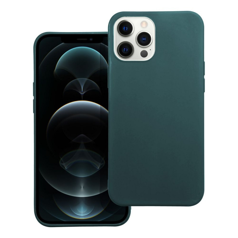 Apple iPhone 12 Pro Max Case MATT Dark green 