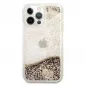 Apple iPhone 14 Pro Case Guess Liquide Glitter Charms Elegant  Gold 