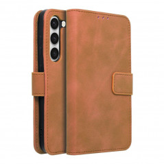 Samsung Galaxy S23 5G Wallet Cases TENDER Book Brown 