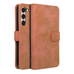 Samsung Galaxy S23 Plus 5G Wallet Cases TENDER Book Brown 