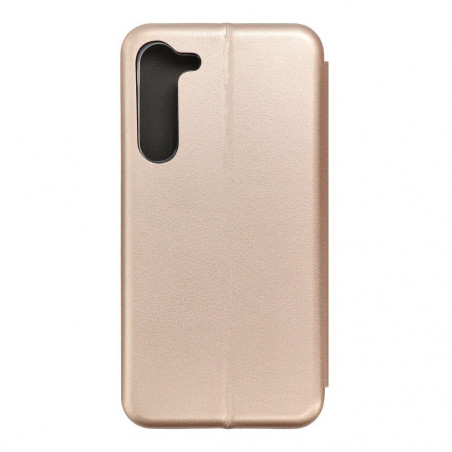 Samsung Galaxy S23 Plus 5G Wallet Cases Book Elegance Elegant  Gold 