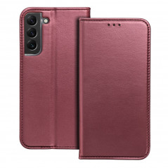 Samsung Galaxy S23 5G Wallet Cases Smart Magneto book Burgundy 