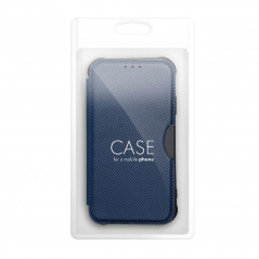 Apple iPhone 14 Pro Wallet Cases Razor Book Carbon Fibre, Carbon pattern  Blue 