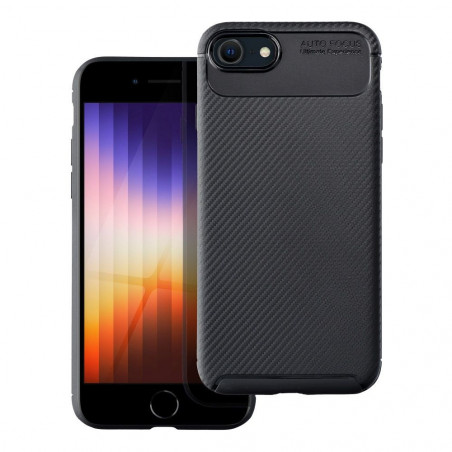 Apple iPhone 7 Case Carbon premium Elegant  Black 