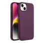 Apple iPhone 14 Plus Case Leather Mag Cover Elegant  MagSAFE  Dark violet 