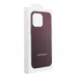 Apple iPhone 14 Plus Case Leather Mag Cover Elegant  MagSAFE  Dark violet 