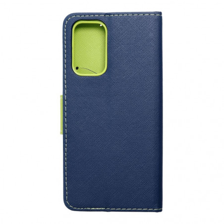 Samsung Galaxy A23 5G Wallet Cases Fancy Book Navy / Lime 