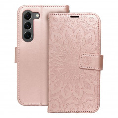 Samsung Galaxy S23 5G Wallet Cases MEZZO Book Mandala  Rose gold