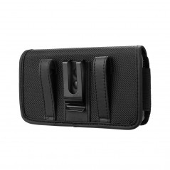 Apple iPhone 11 Univerzálne puzdro, Horizontal holsters Horizontal Belt Holster OXFORD Black 