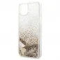 Apple iPhone 14 Case Guess Liquide Glitter Charms Elegant  Gold 