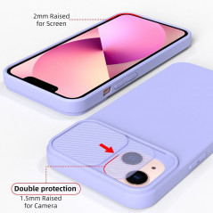 Apple iPhone XS Case Slide Lavender 