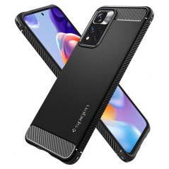 XIAOMI Redmi Note 11 Pro Plus 5G Case Spigen Rugged Armor Carbon Fibre, Elegant  Matte black 