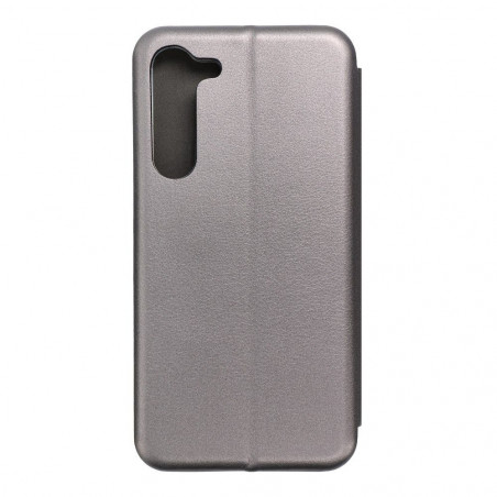 Samsung Galaxy S23 Plus 5G Wallet Cases Book Elegance Elegant  Grey 