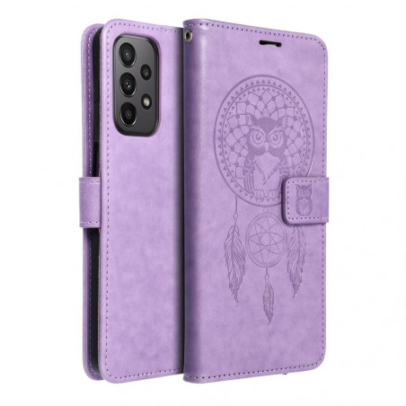 Samsung Galaxy A23 5G Wallet Cases MEZZO Book Dreamcatcher  Purple 