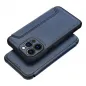 Apple iPhone 13 Pro Wallet Cases Razor Book Carbon Fibre, Carbon pattern  Blue 