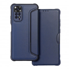 XIAOMI Redmi Note 11S Wallet Cases Razor Book Carbon Fibre, Carbon pattern  Blue 