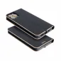 Apple iPhone 14 Wallet Cases LUNA Book Gold Elegant  Black 