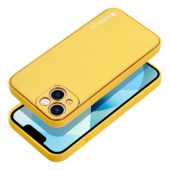 Apple iPhone 14 Plus Case Leather Yellow 