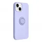 Apple iPhone 14 Plus Case Silicone ring Violet 